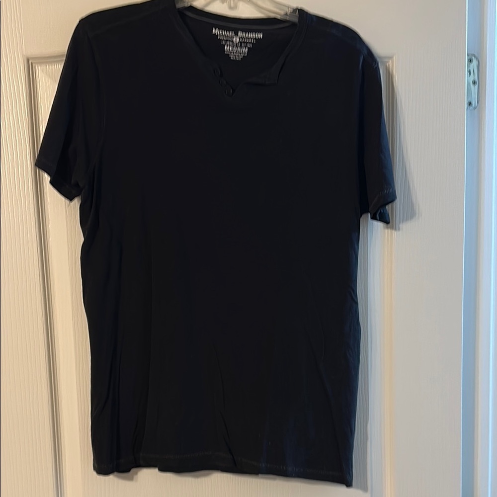 Michael Brandon Black Short Sleeve Tee
